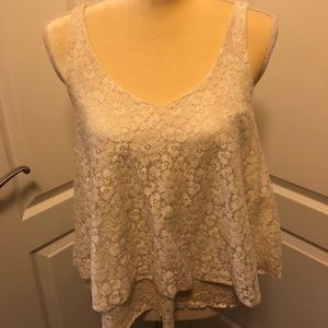 White Lace tank